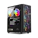 KRYNORCXY I7 860 Extreme Gaming Pc (Core I7-860/Gt 610 2Gb Graphics/WiFi- Basic Software Installed Best for Budget Gaming Desktop CPU,Windows 10 Pro,Intel,Black (16GB RAM, 512GB SSD)