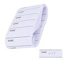 Clothing Labels, 200pcs Name Tags Washable Iron on Labels for Clothing White Personalized Iron on Labels for Students School Uniform