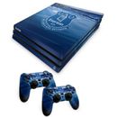 Everton Football Skin Bundle (PS4 Pro) Console & Controller Skin Set - New