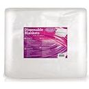 BeautyFor Disposable Soft Spunlace Blankets (80x200) Pack of 25