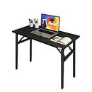 Need Folding Desk 80cm Length No Assembly Foldable Small Computer Table Sturdy and Heavy Duty Writing Desk for Small Spaces and -Damage Free Deliver