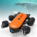 Underwater Drone, Underwater Drone Robot with 4K UHD Action Camera, RC ROV Diving Camera Robotwith 1/2.9 inch CMOS image sensor, for Viewing, Recording, Fishing, Salvage Work