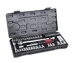 Hyper Tough 54 Piece 1/4 inch Drive and 3/8 Inch Drive Socket Set