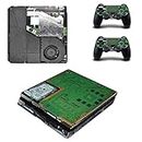 MERISHOPP® Controller Vinyl Decal Protective Skin Cover Sticker for S.O.N.Y PS4 Slim YSP4S-0008/Play, Station Stickers/Decals/PS5 Skins/Controller Stickers/Play, Station Console Skin/Vinyl Stickers