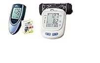 Dr. Morepen Combo BG03 Glucose with 50 Strips and Bp09 Monitor Check Health Care Appliance (Multi Color)