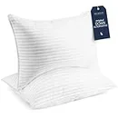 Beckham Hotel Collection Bed Pillows Standard/Queen Size Set of 2 - Down Alternative Bedding Gel Cooling Pillow for Back, Stomach or Side Sleepers