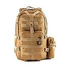 TriPole Alfa 45 litres Military Tactical Backpack With Sling Bag Attachment (Khaki) (Large Size)