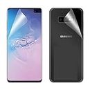 MASSTRADERS® Anti Explosion Screen Protector 360° Screen Guard (Not Tempered Glass) (Front and Back) for Samsung Galaxy S10 Plus / S10+