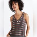Madewell Tops | Madewell Size Small Stockton Sweater Tank In Stripe | Color: Gray/White | Size: S