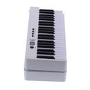 (white)Electric Piano 88 Key 128 Tones Collapsible Dual Keyboard Function