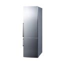 Summit Appliance 24" Counter Depth Bottom Freezer 11.1 cu. ft. Energy Star Refrigerator w/ Icemaker in Gray | 72.75 H x 23.25 W x 25 D in | Wayfair