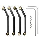 QUPA AM STORE RC Suspension Links Ball Rods Linkage for 1/18 Scale Kyosho Mini Z 4x4 Jimny Black