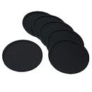 ENJOYPRO Coasters for Drinks Set of 6, Silicone Coasters for Coffee Table, Drink Coasters for Tabletop Protection, Office, Desk, Bar, Cup, Tea, Coffee, Beverage