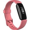 Fitbit [International Version] FB418BKCR Inspire 2 Fitness Tracker – Desert Rose, Large/Small