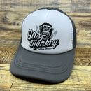 Gas Monkey Mens Trucker Hat Gray Snapback Auto Garage Texas Retro Baseball Cap