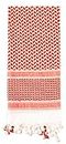 Rothco Shemagh Tactical Desert Scarf, RED/White