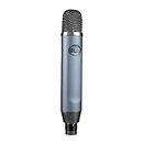 Blue Ember XLR Micrófono condensador para grabación, Podcasting y transmisión, Cápsula cardioide personalizada y Soporte de micrófono - Gris