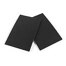 Zerodis 2Pcs Black Rectangle Non-Slip Self Adhesive Rubber Feet Pads Protectors Furniture for Cabinets Small Appliances Electronics Picture Frames Furniture Drawers Cupboards