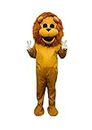BookMyCostume The King Lion Animal Cartoon Mascot Costume For Theme Birthday Party & Events | Adults