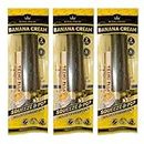 King Palm Slim Size Cones Banana Cream Terpene Infused - (3 Packs, 6 Rolls)- Squeeze & Pop Pre Rolls - Organic Flavored Pre Rolled Cones - King Palm Flavors Pre Rolls