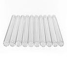 Nisorpa 20cm Long Borocilicate Glass Tubes,10 Pieces Industrial Glass Tubing Glass Straws,12 mmOD 8mmID,Thickness 2 mm