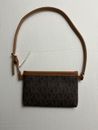MICHAEL KORS MK Signature Genuine Leather Fanny Pack Belt Bag 551749C Small NWT