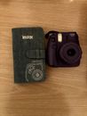 Purple Fujifilm Instax Mini 8 TESTED WORKS with Instax photo album.