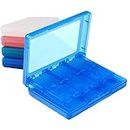 3DS Game Card Storage Case Holder - 28 in 1 Video Game Card Memory Card Storage Box for Nintendo 2DS/3DS/NEW 3DS/3DS XL - Blue
