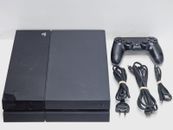 Sony PlayStation 4 PS4 500GB Console + Cords + Controller - CUH-1102A - Tested 