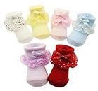 Frill Socks For New Born Baby Girls (0-6 Month)