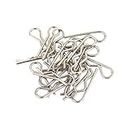 50pcs Stainless RC Car Body Clips R Pins Suitable for All 1/8th 1/10th 1/12th Scale Traxxas Redcat HPI Himoto HSP Exceed RC Car Parts Truck Buggy Shell Replacement