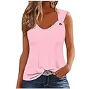Lastesso Lightning Deals of Today Prime Tank Top for Women Loose Fit Trendy 2024 Sleeveless Shirts O Ring Shoulder Spring Summer Casual Beach Tanks Clothes Peime My Orders Spring Outfits