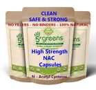 NAC N-Acetyl-Cysteine 2400mg Veg Caps - Best NAC Supplement Guaranteed 5greens