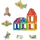 Condis Costruzioni Magnetiche Bambini 42 Pezzi, Giochi 3 4 5 6 7 anni, Educativi Calamite Puzzle Montessori