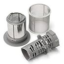 ELECTROPRIME 2 Part Dishwasher Mesh Filter Set Grey PP for Bosch Dishwasher 427903 17074 Y1B1