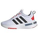 adidas Sportswear Racer TR23 Kids' Shoes, Cloud White/Core Black/Bright Red, 1