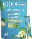 Organika Electrolytes Powder- Cucumber Pear Sachets- On the Go Hydration and Electrolyte Replenishment 3.5g x 20ct