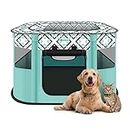 TASDISE Box pieghevole per cani Box portatile per cuccioli Playpen pieghevole per cuccioli di gatto Penna per cani Cassa per animali da compagnia Tenda per cuccioli di cane Penna per gatti Coniglio