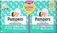 Pampers Baby Dry Mini, Pacco Doppio DWCT, Taglia 2 (3-6 kg), 48 Pannolini
