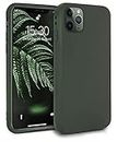MyGadget Coque Silicone pour Apple iPhone 11 Pro Max - Case TPU Souple - Cover Protection Extra Fine & Légère - Étui Coloré Anti Choc et Rayures - Olive