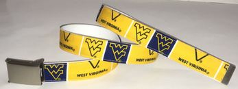 Cinturón de montañeros de la Universidad de Virginia Occidental NCAA Fanático Game Gear College Team Shop