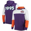 Men's Mitchell & Ness Purple NBA Hardwood Classics 1995 All-Star Game Colorblock Fusion Pullover Hoodie