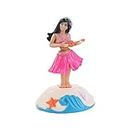 Générique Swinging Hawaiian Girl, Solar Swinging Doll, Dashboard Solar Powered Hula Girl Car Accessories(Pink)