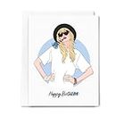 Craft Maniacs TAYLOR SWIFT A5 MATT LAMINATED BIRTHDAY GREETING CARD FOR ULTIMATE SWIFTIE FANS | BEST BIRTHDAY GREETING FOR SWIFTIES (TAYLOR SAYS HAPPY BDAY)