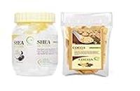 SK ORGANIC Combo shea butter (250 gms) and cocoa butter (250 gms) for all skin types