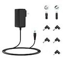 Universal Power Adapter 5V 3A Power Supply Multi-Voltage Adjustable Wall Charger Replacement for Home Electronics, Routers, Speakers, LCD TVs, Cameras, TV Boxes, USB Hub and More 5V Small Electronics/Home Charger/Power Adapter (7 Tips)