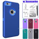For Apple iPhone 6 6s Plus Heavy Duty Rugged Rubber Phone Case Cover Accessories