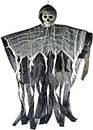 Party Propz Halloween Decorations for Home - 1Pc Halloween Hanging Ghost | Scary Flying Ghost Hanging Decoration | Skeleton Ghost Decoration for Halloween Party | Halloween Decorations Scary | Skull Decoration