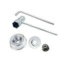 Blade Adapter Attachment Kit-Thrust Washer Rider Plate Collar Nut Wrench-Blade Adapter Kit for Stihl FS55 FS56 FS80 FS85 FS90 FS100 FS110RX FS120 FS130 FS200 FS250 FR220 FR350 FR450 Brush Cutter