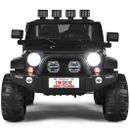 12V 2-Seater Ride on Car Truck with Remote Control and Storage Room-Black - Col